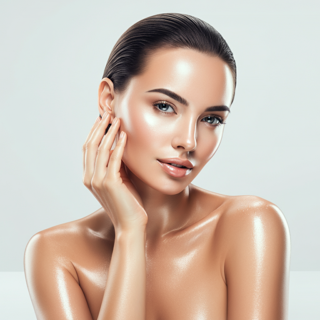 Skin Boosters Explained—and Why Luxia Skin Boosters Are a Clinic Favourite - image of model with radiant skin